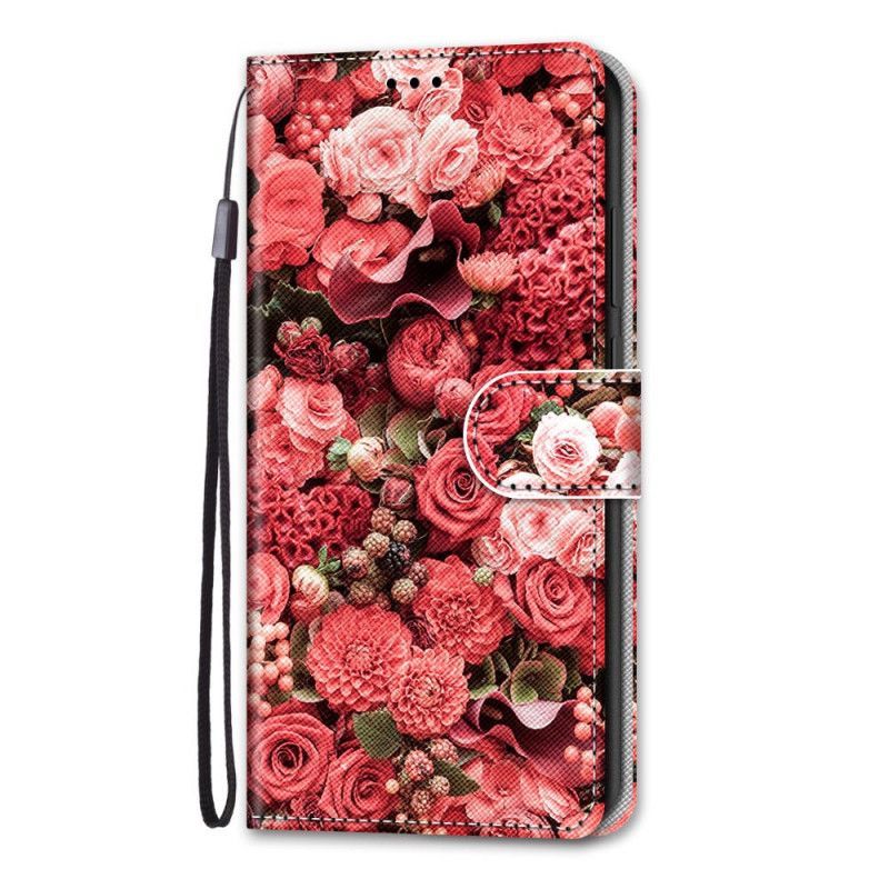 Κάλυμμα Folio Samsung Galaxy S21 Plus 5G Θήκες Κινητών Floral Ειδύλλιο