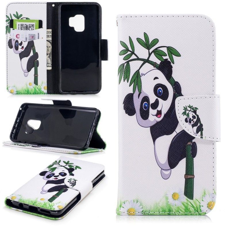 Κάλυμμα Folio Samsung Galaxy S9 Θήκες Κινητών Panda Σε Μπαμπού