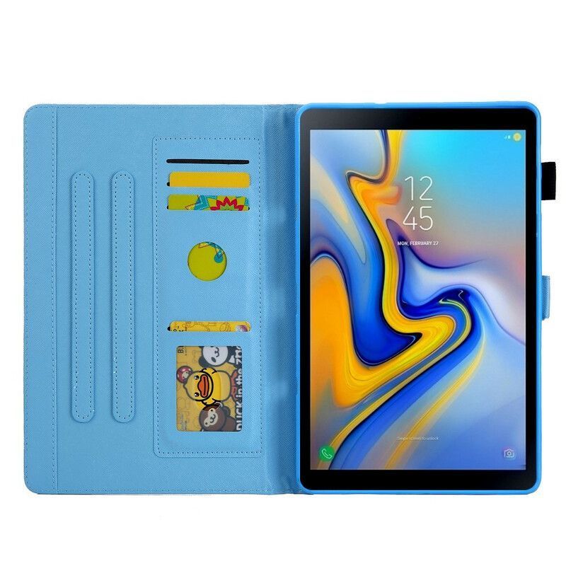 Κάλυμμα Folio Samsung Galaxy Tab A7 Lite Μωβ Μαγικές Πεταλούδες