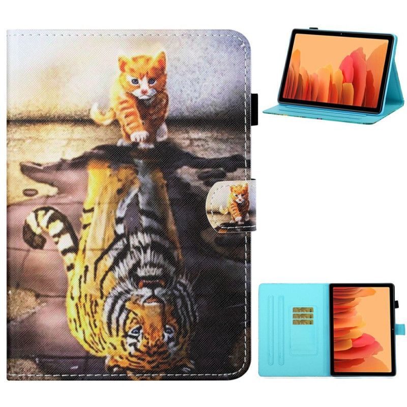 Κάλυμμα Folio Samsung Galaxy Tab A7 Θήκες Κινητών (2020) Kitten Art