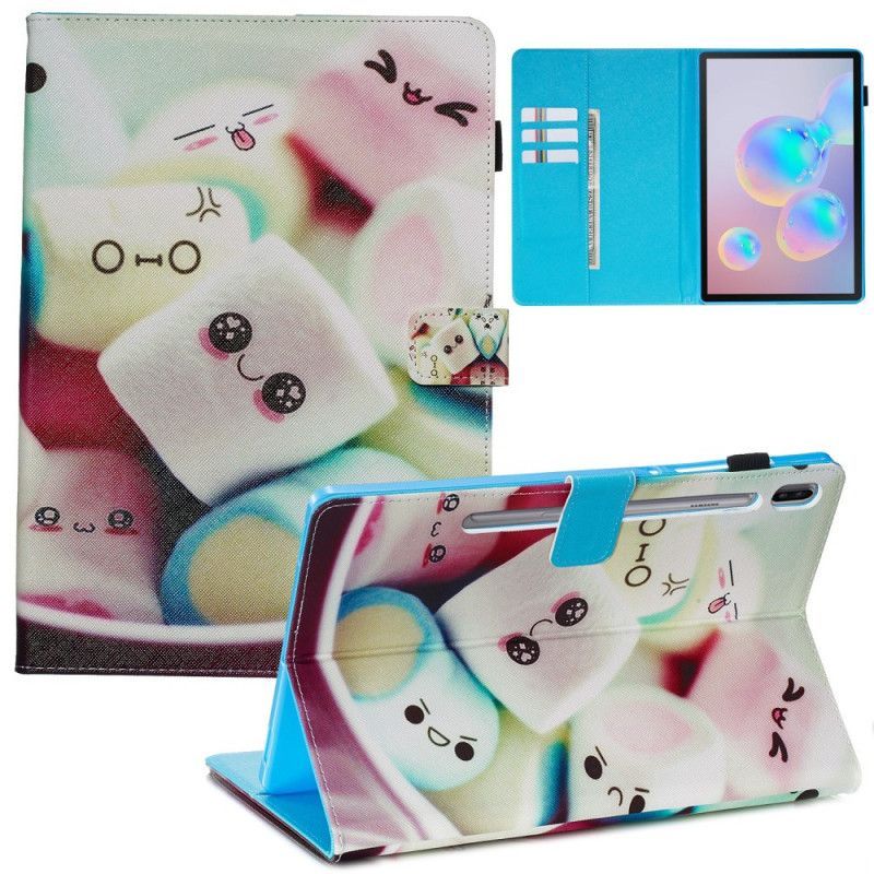 Κάλυμμα Folio Samsung Galaxy Tab S6 Θήκες Κινητών Διασκεδαστικά Marshmallows