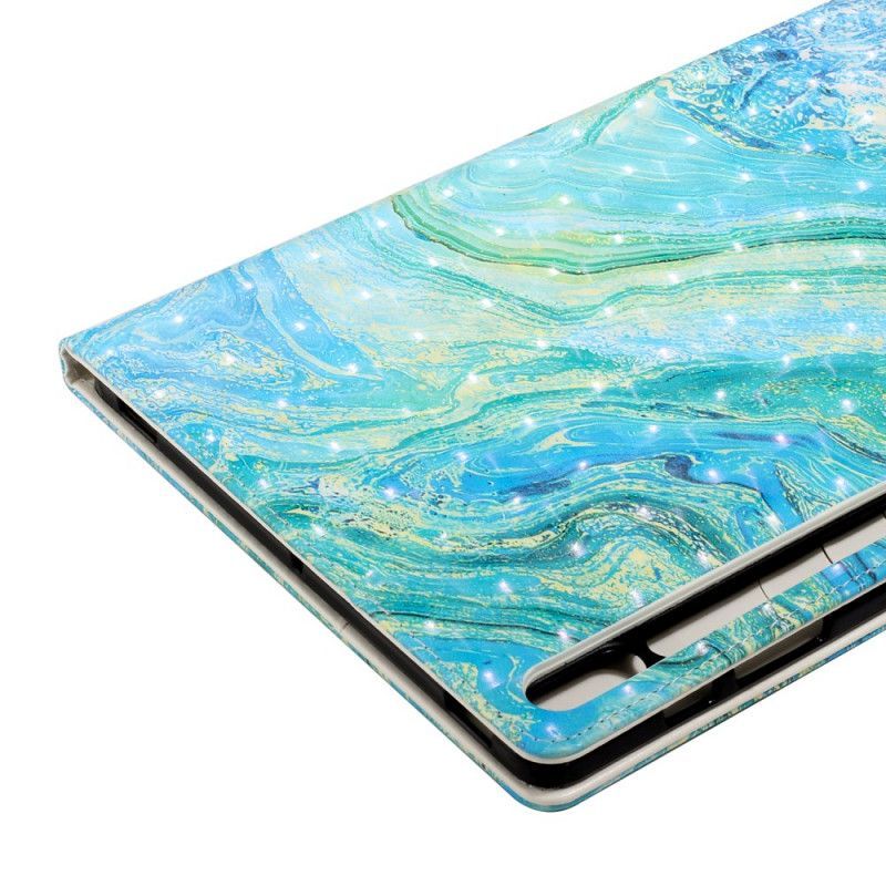 Κάλυμμα Folio Samsung Galaxy Tab S7 Plus Θήκες Κινητών Πράσινο Κύμα