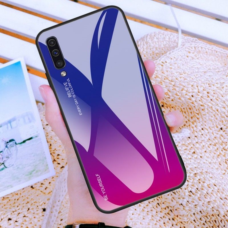 Κάλυμμα Για Samsung Galaxy A50 Κόκκινο Γαλβανισμένο Χρώμα