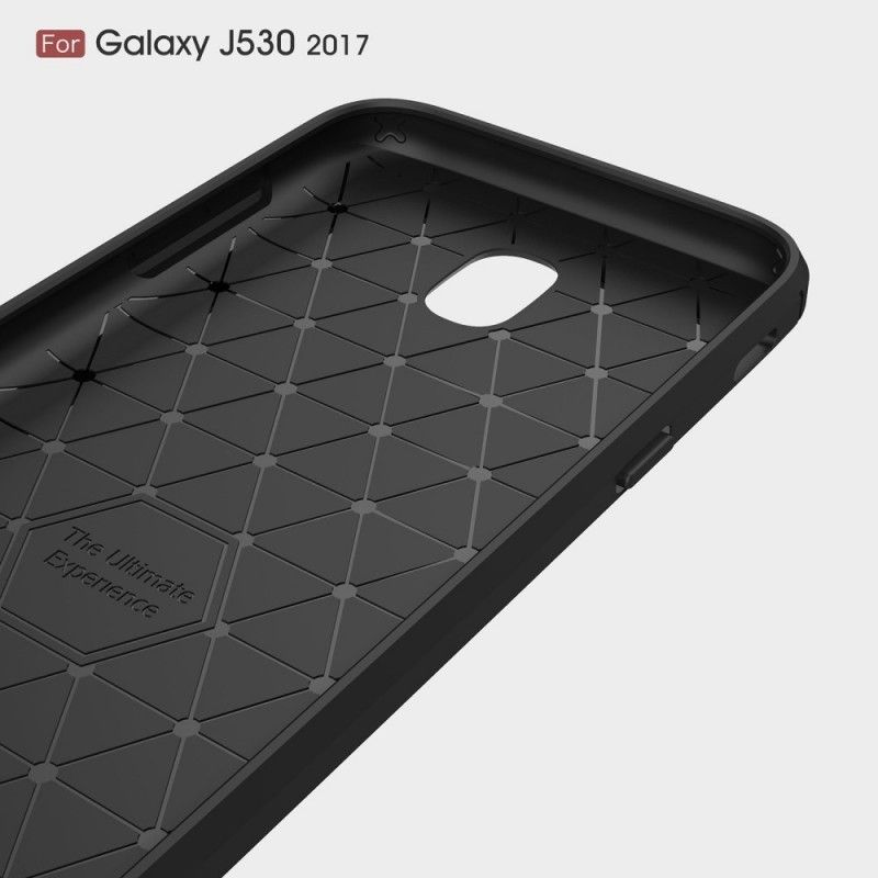 Κάλυμμα Για Samsung Galaxy J5 2017 Μαύρο Βουρτσισμένη Ίνα Άνθρακα