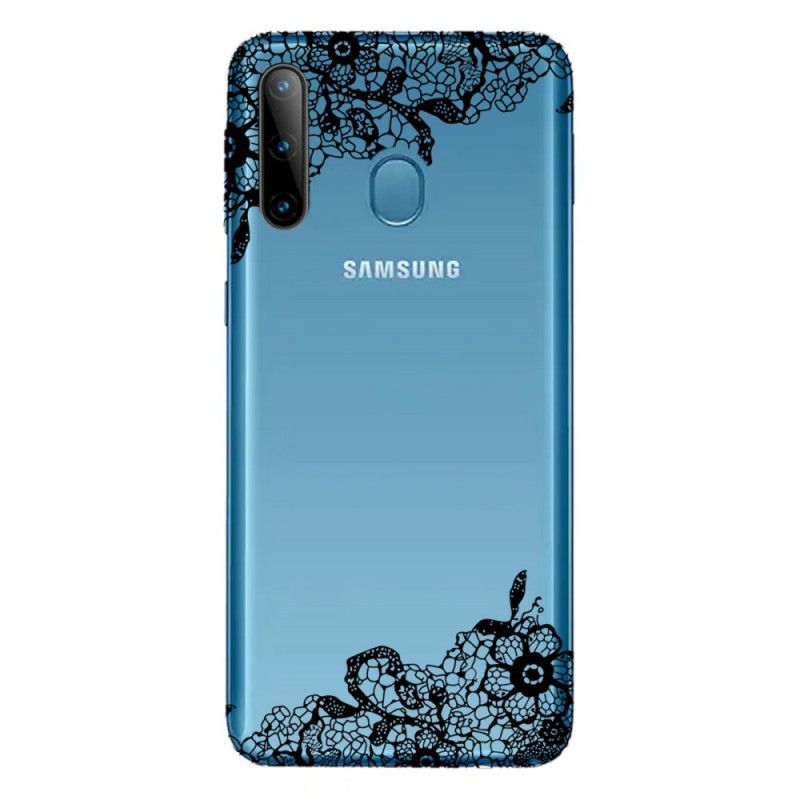 Κάλυμμα Για Samsung Galaxy M11 Λεπτή Δαντέλα