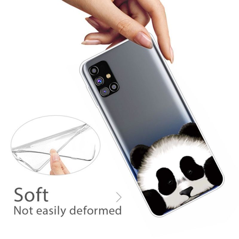 Κάλυμμα Για Samsung Galaxy M51 Διαφανές Panda