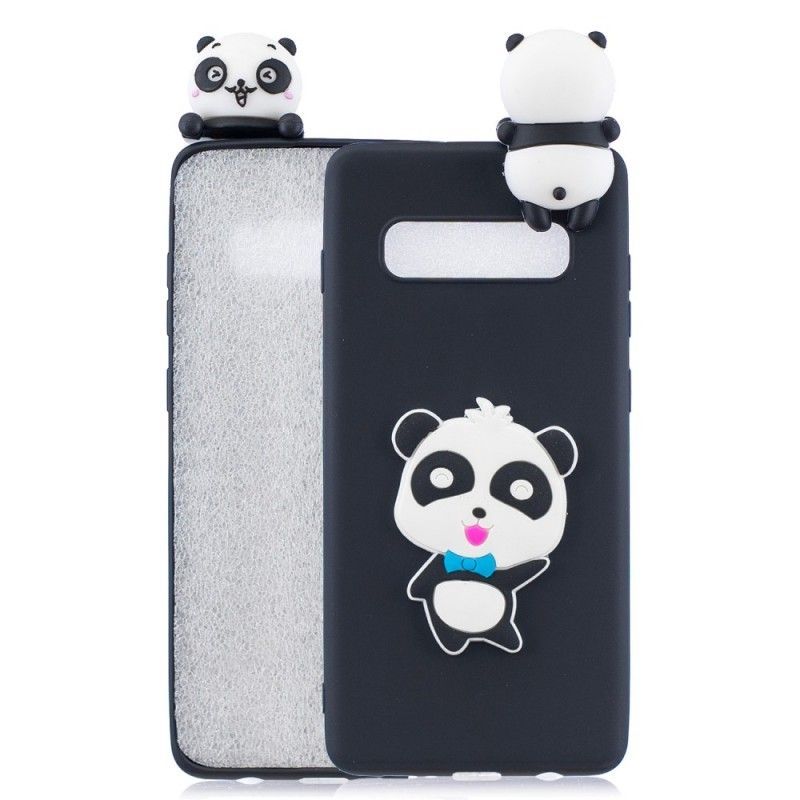 Κάλυμμα Για Samsung Galaxy S10 Plus Κόκκινο 3D Panda Μου