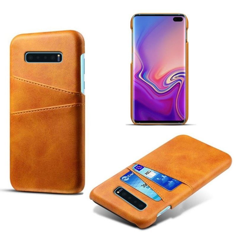 Κάλυμμα Για Samsung Galaxy S10 Plus Μαύρο Κάτοχος Κάρτας