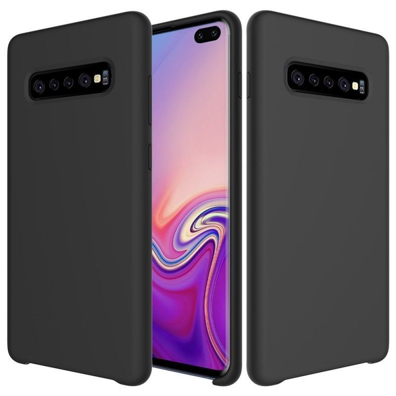 Κάλυμμα Για Samsung Galaxy S10 Plus Μαύρο Πυρίτιο