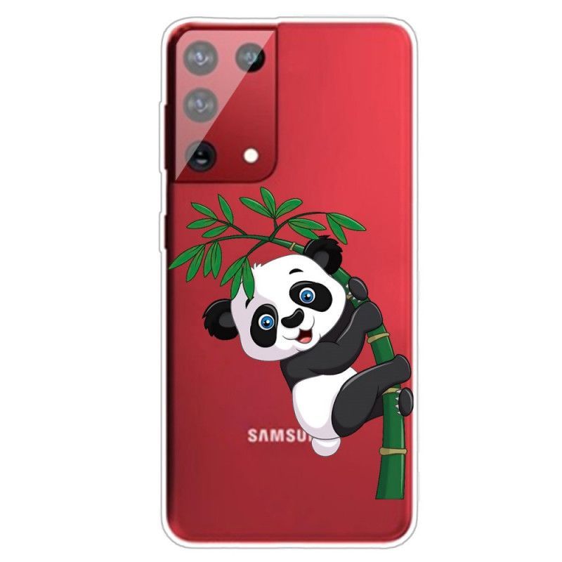 Κάλυμμα Για Samsung Galaxy S21 Ultra 5G Panda Σε Μπαμπού