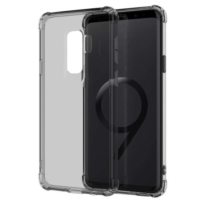 Κάλυμμα Για Samsung Galaxy S9 Plus Μαύρο Διαφανή Προστατευτικά Μαξιλάρια