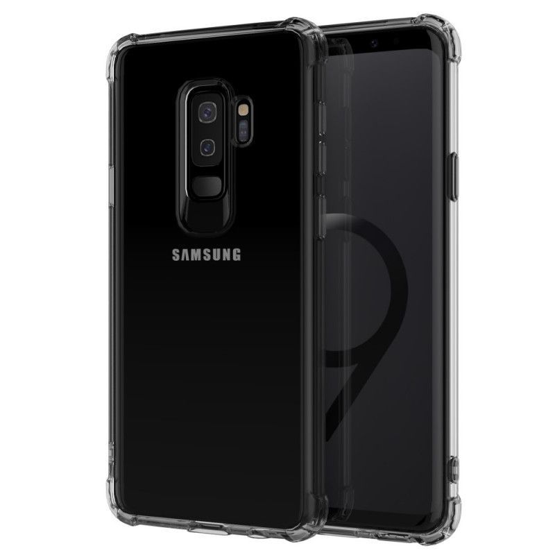 Κάλυμμα Για Samsung Galaxy S9 Plus Μαύρο Διαφανή Προστατευτικά Μαξιλάρια