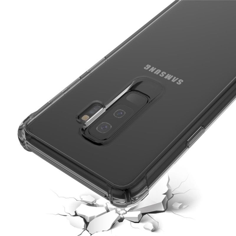 Κάλυμμα Για Samsung Galaxy S9 Plus Μαύρο Διαφανή Προστατευτικά Μαξιλάρια