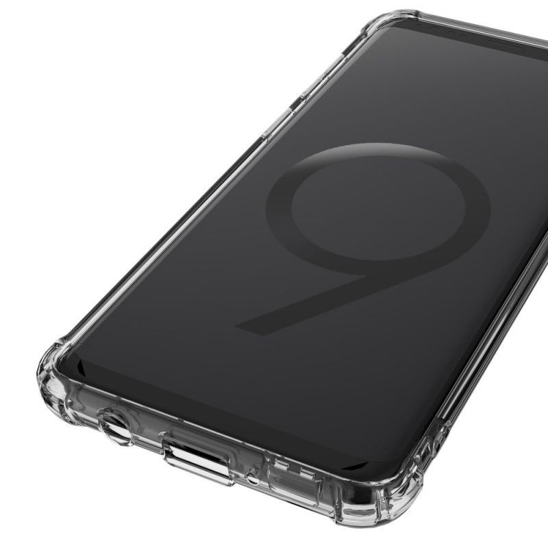 Κάλυμμα Για Samsung Galaxy S9 Plus Μαύρο Διαφανή Προστατευτικά Μαξιλάρια