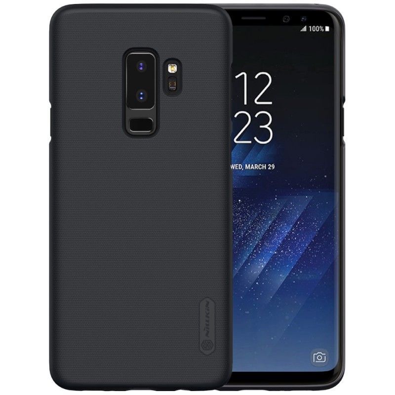 Κάλυμμα Για Samsung Galaxy S9 Plus Μαύρο Σκληρό Παγωμένο Νίλκιν