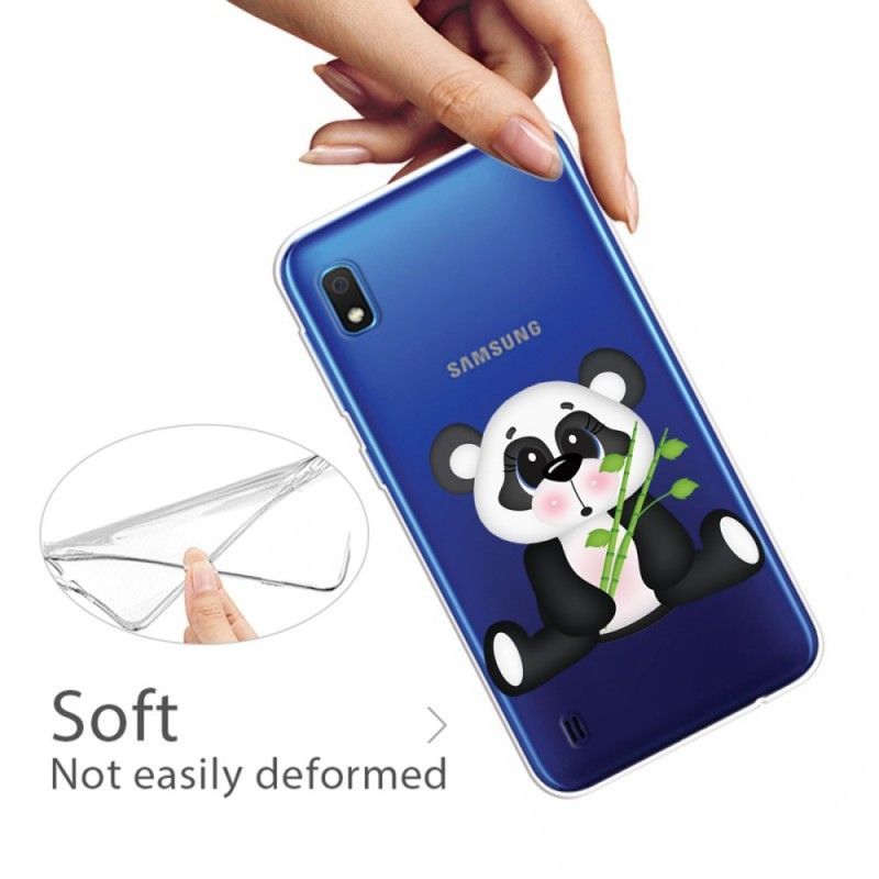 Κάλυμμα Samsung Galaxy A10 Διάφανο Λυπημένο Panda