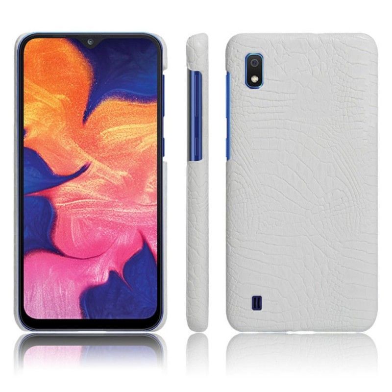 Κάλυμμα Samsung Galaxy A10 Ματζέντα Ksq Εφέ Δέρματος Κροκόδειλου