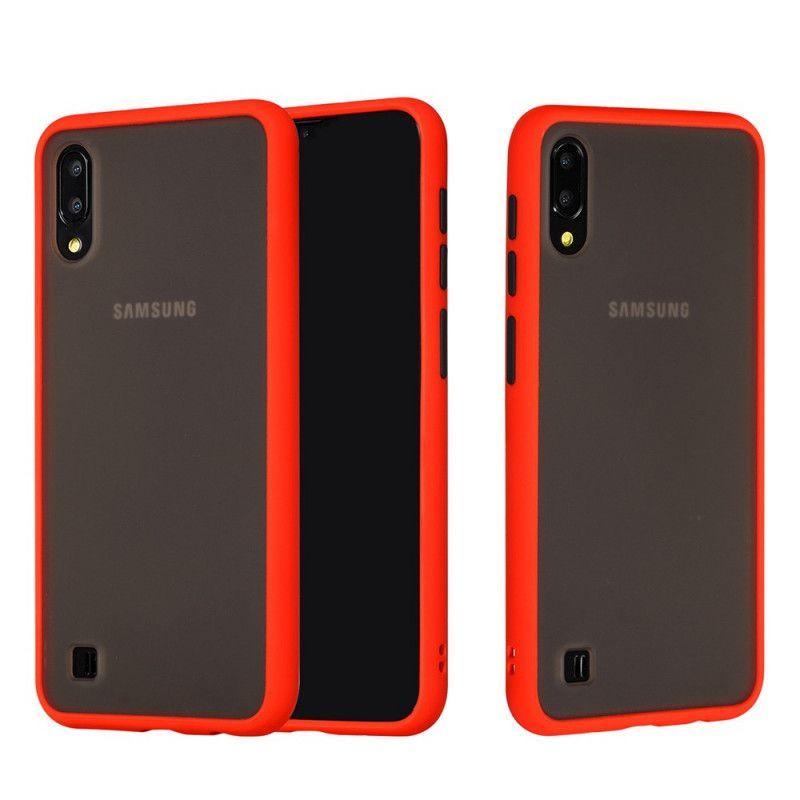 Κάλυμμα Samsung Galaxy A10 Μαύρο Υβριδικές Χρωματιστές Άκρες