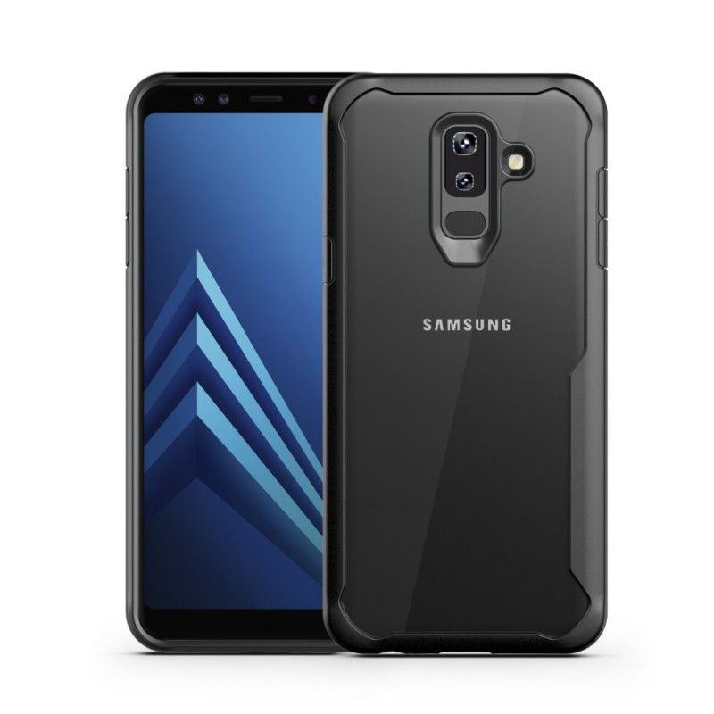 Κάλυμμα Samsung Galaxy A6 Plus Κόκκινο Υβριδικές Λοξότμητες Άκρες