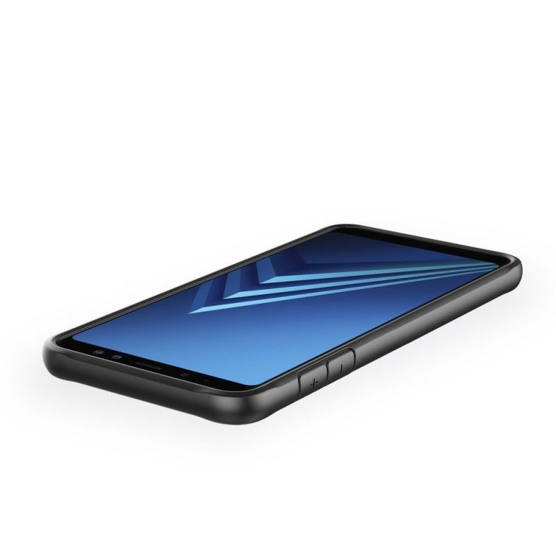 Κάλυμμα Samsung Galaxy A6 Plus Κόκκινο Υβριδικές Λοξότμητες Άκρες