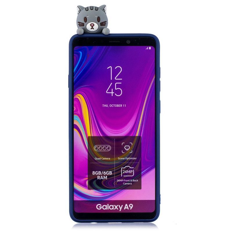 Κάλυμμα Samsung Galaxy A9 Αστεία Γάτα 3D