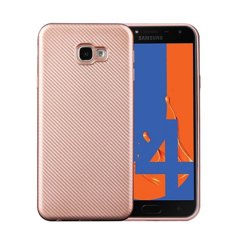 Κάλυμμα Samsung Galaxy J4 Plus Μαύρο Αντιολισθητικό Υφαντό