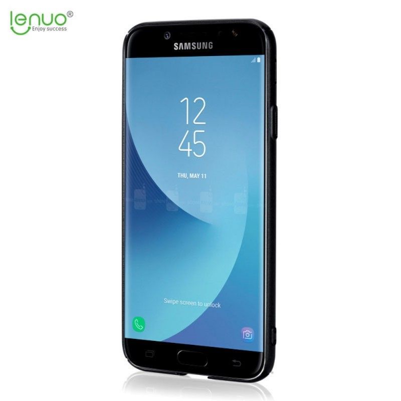 Κάλυμμα Samsung Galaxy J7 2017 Ροζ Χρυσός Μεταξένια Αφή Lenuo