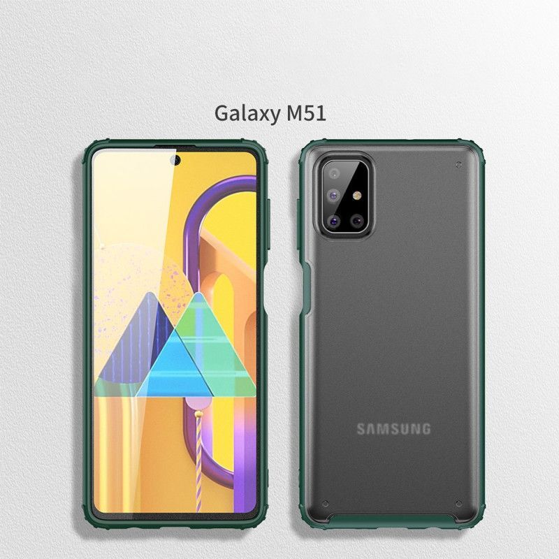 Κάλυμμα Samsung Galaxy M51 Μαύρο Παγωμένο Υβρίδιο