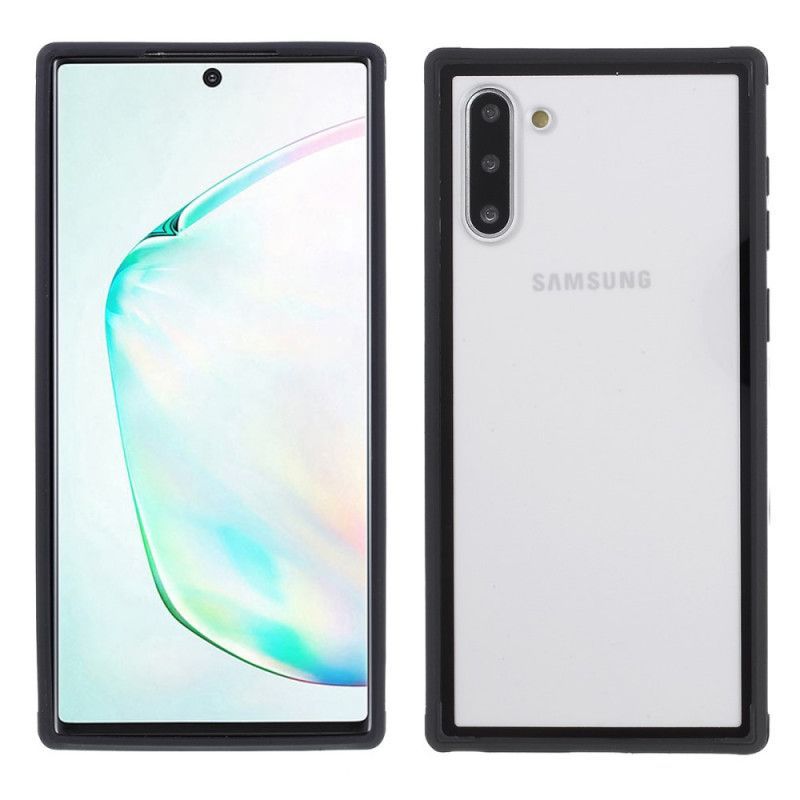 Κάλυμμα Samsung Galaxy Note 10 Μαύρο Σχέδιο Άκρων Υβριδικής Σιλικόνης Πρωτότυπος