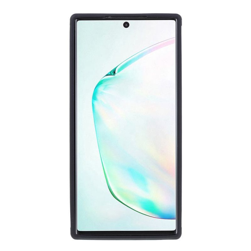 Κάλυμμα Samsung Galaxy Note 10 Μαύρο Σχέδιο Άκρων Υβριδικής Σιλικόνης Πρωτότυπος