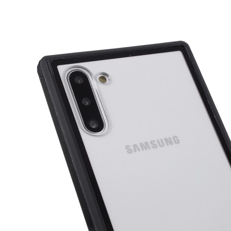 Κάλυμμα Samsung Galaxy Note 10 Μαύρο Σχέδιο Άκρων Υβριδικής Σιλικόνης Πρωτότυπος