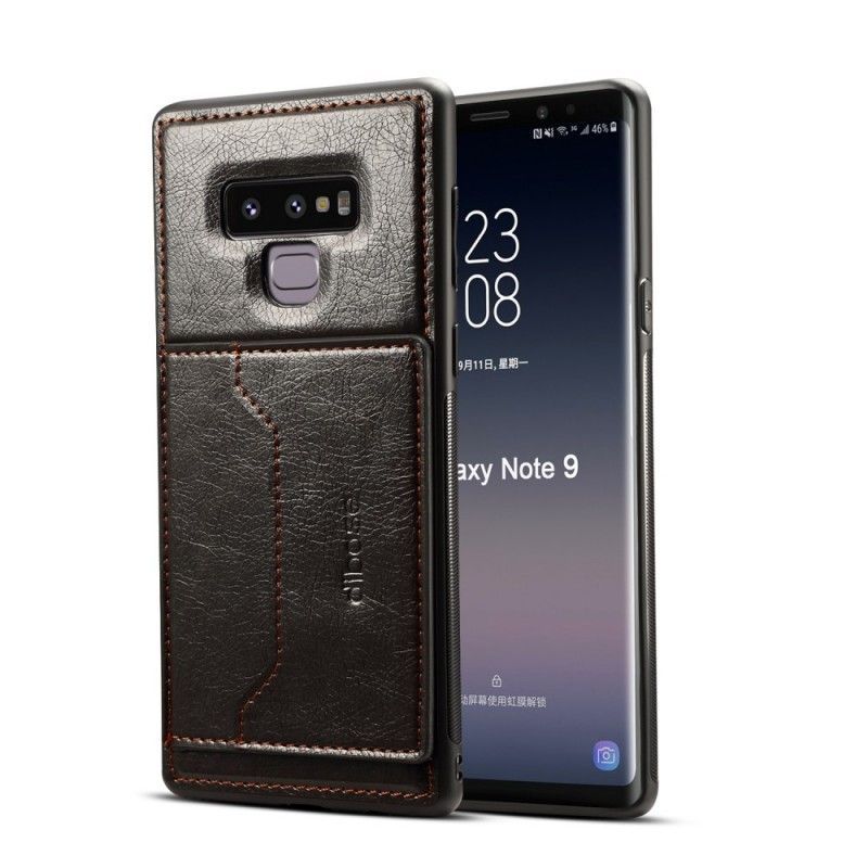 Κάλυμμα Samsung Galaxy Note 9 Μαύρο Κάτοχος Κάρτας Ultra Support