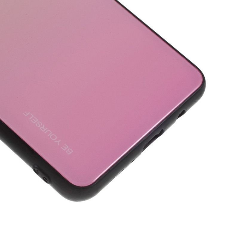 Κάλυμμα Samsung Galaxy S10 5G Κόκκινο Σκληρυμένο Γυαλί Να Είσαι Ο Εαυτός Σου