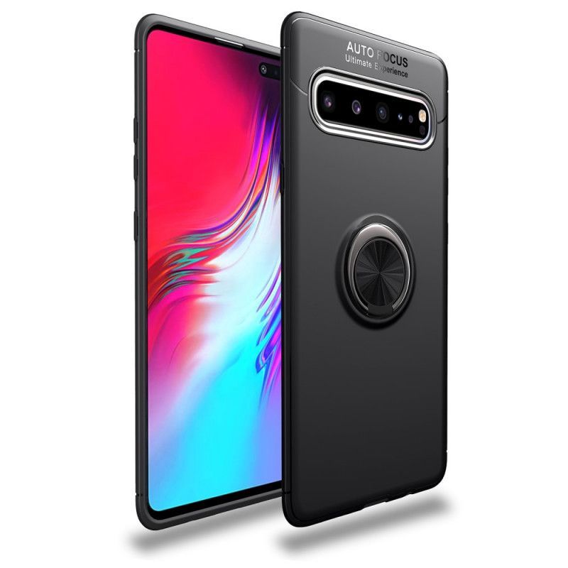 Κάλυμμα Samsung Galaxy S10 5G Μαύρο Περιστρεφόμενος Δακτύλιος Lenuo