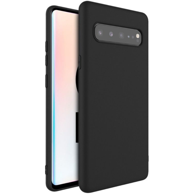 Κάλυμμα Samsung Galaxy S10 5G Μαύρο Uc-1 Σειράς Σιλικόνης Ματ Imak