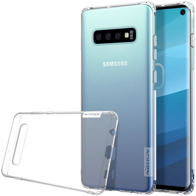 Κάλυμμα Samsung Galaxy S10 Λευκό Απρόσκοπτη Νίλκιν