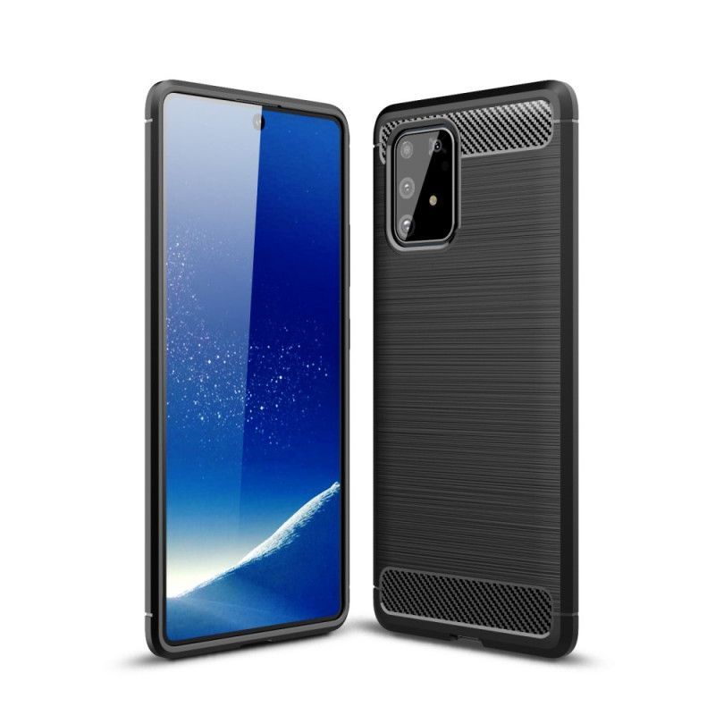 Κάλυμμα Samsung Galaxy S10 Lite Μαύρο Βουρτσισμένη Ίνα Άνθρακα