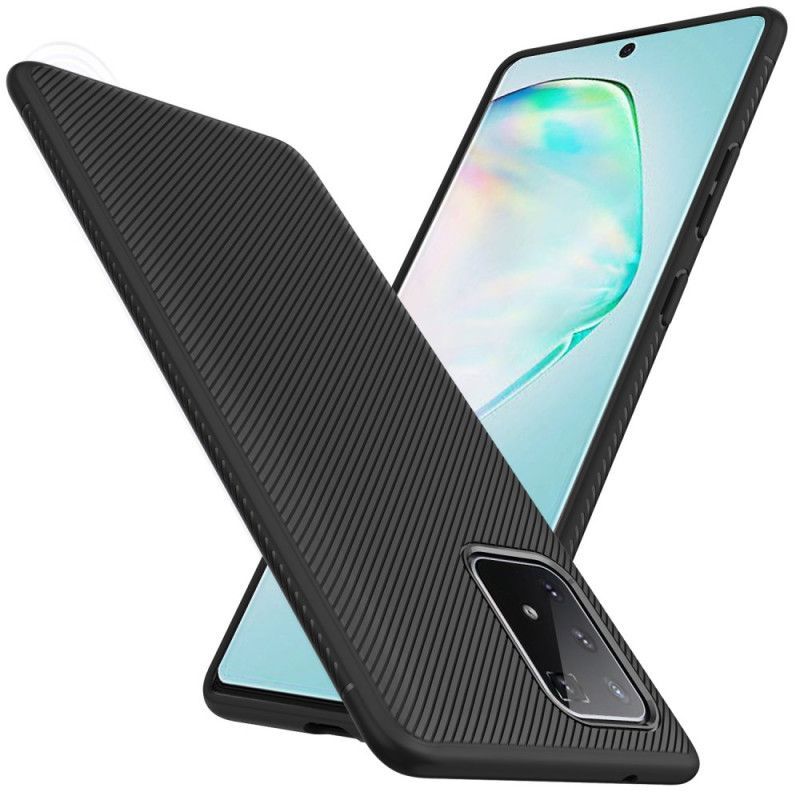 Κάλυμμα Samsung Galaxy S10 Lite Μαύρο Τζαζ Σειρά Twill