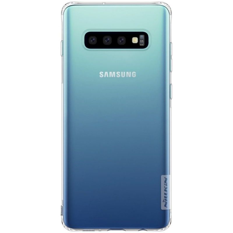 Κάλυμμα Samsung Galaxy S10 Plus Λευκό Διαφανές Νίλκιν Πρωτότυπος