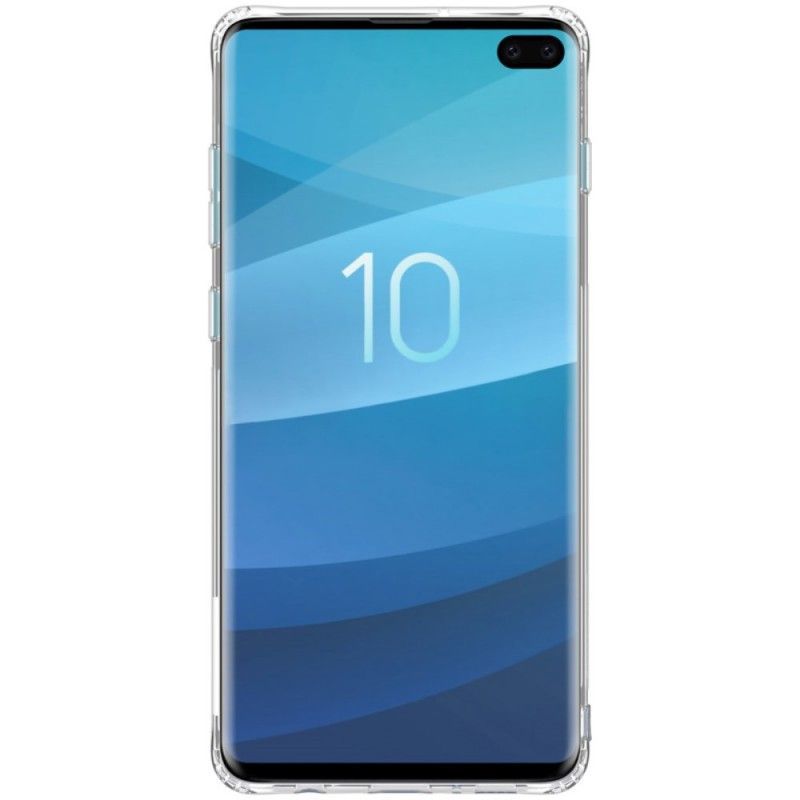 Κάλυμμα Samsung Galaxy S10 Plus Λευκό Διαφανές Νίλκιν Πρωτότυπος