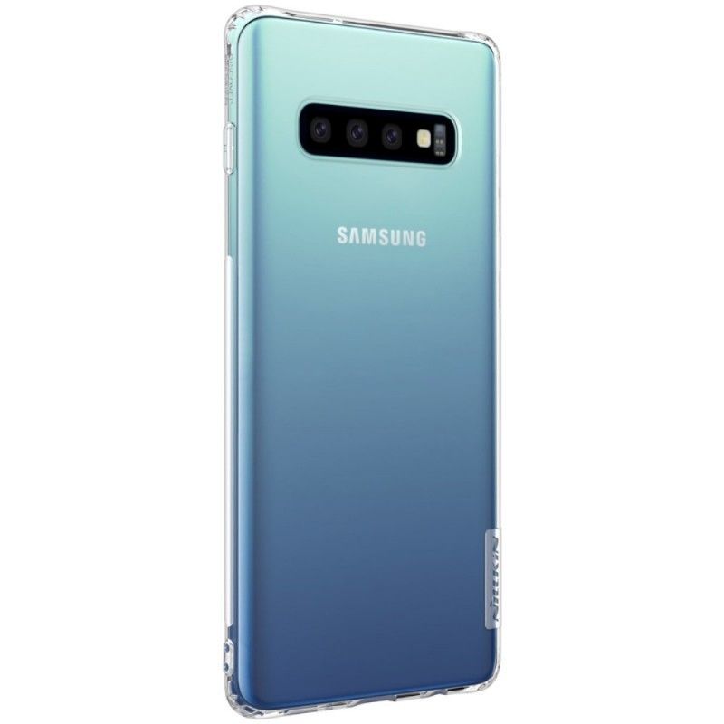 Κάλυμμα Samsung Galaxy S10 Plus Λευκό Διαφανές Νίλκιν Πρωτότυπος