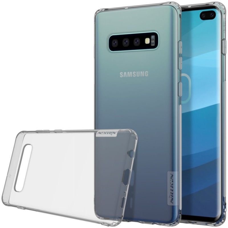 Κάλυμμα Samsung Galaxy S10 Plus Λευκό Διαφανές Νίλκιν Πρωτότυπος