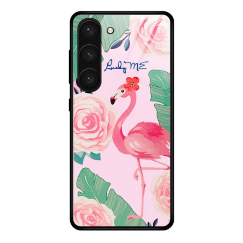 Κάλυμμα Samsung Galaxy S24 Plus 5g Flamingo Tempered Glass Σιλικόνης