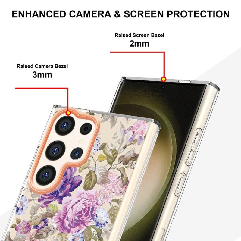 Κάλυμμα Samsung Galaxy S24 Ultra 5g Με Floral Pattern