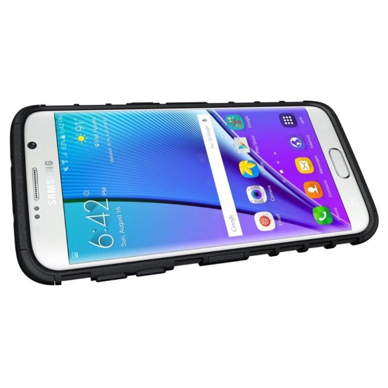 Κάλυμμα Samsung Galaxy S7 Edge Μαύρο Εξαιρετικά Ανθεκτικό σιλικόνης