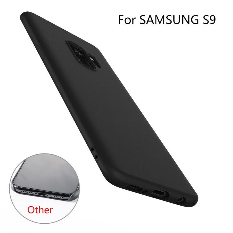 Κάλυμμα Samsung Galaxy S9 Μαύρο X-Level Υγρή Σιλικόνη Πρωτότυπος