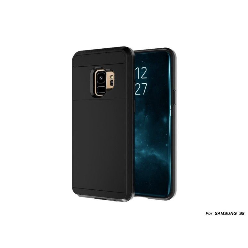 Κάλυμμα Samsung Galaxy S9 Plus Μαύρο Άκαμπτο Φανταχτερό Πρωτότυπος