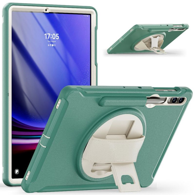 Κάλυμμα Samsung Galaxy Tab S9 Fe Plus Στήριγμα Στυλό Και Πατερίτσας Σιλικόνης