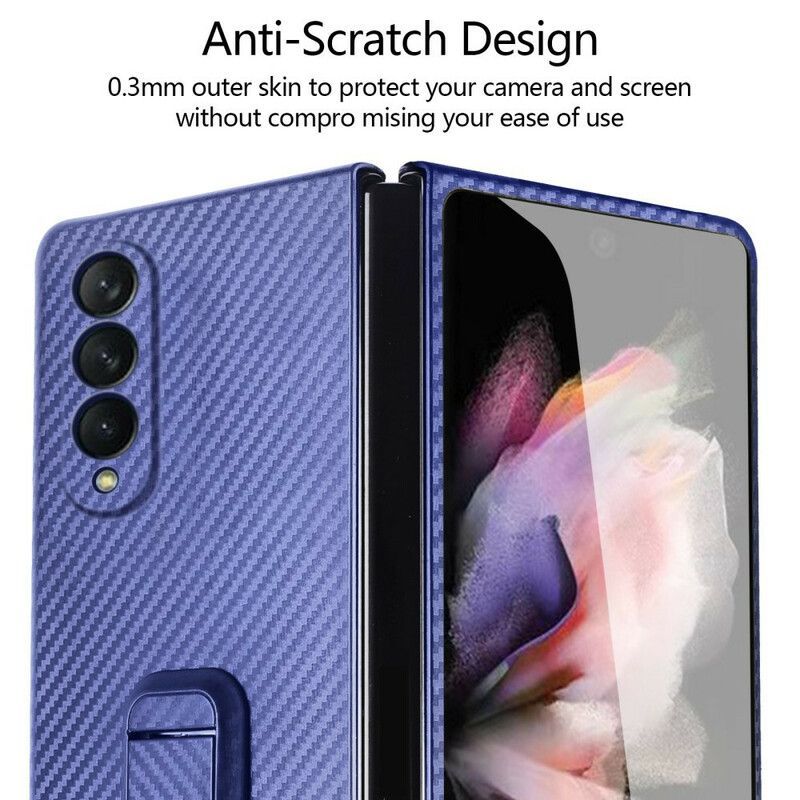 Κάλυμμα Samsung Galaxy Z Fold 3 5G Μαύρο Υποστήριξη Και Προστασία Οθόνης