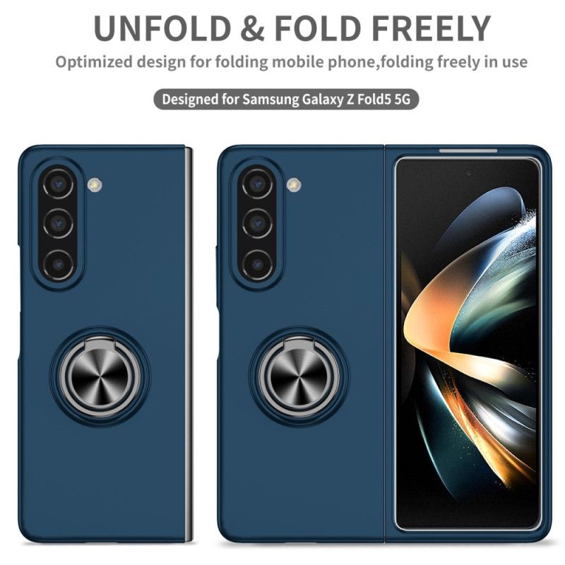 Κάλυμμα Samsung Galaxy Z Fold 5 Δαχτυλίδι Βασικού Χρώματος